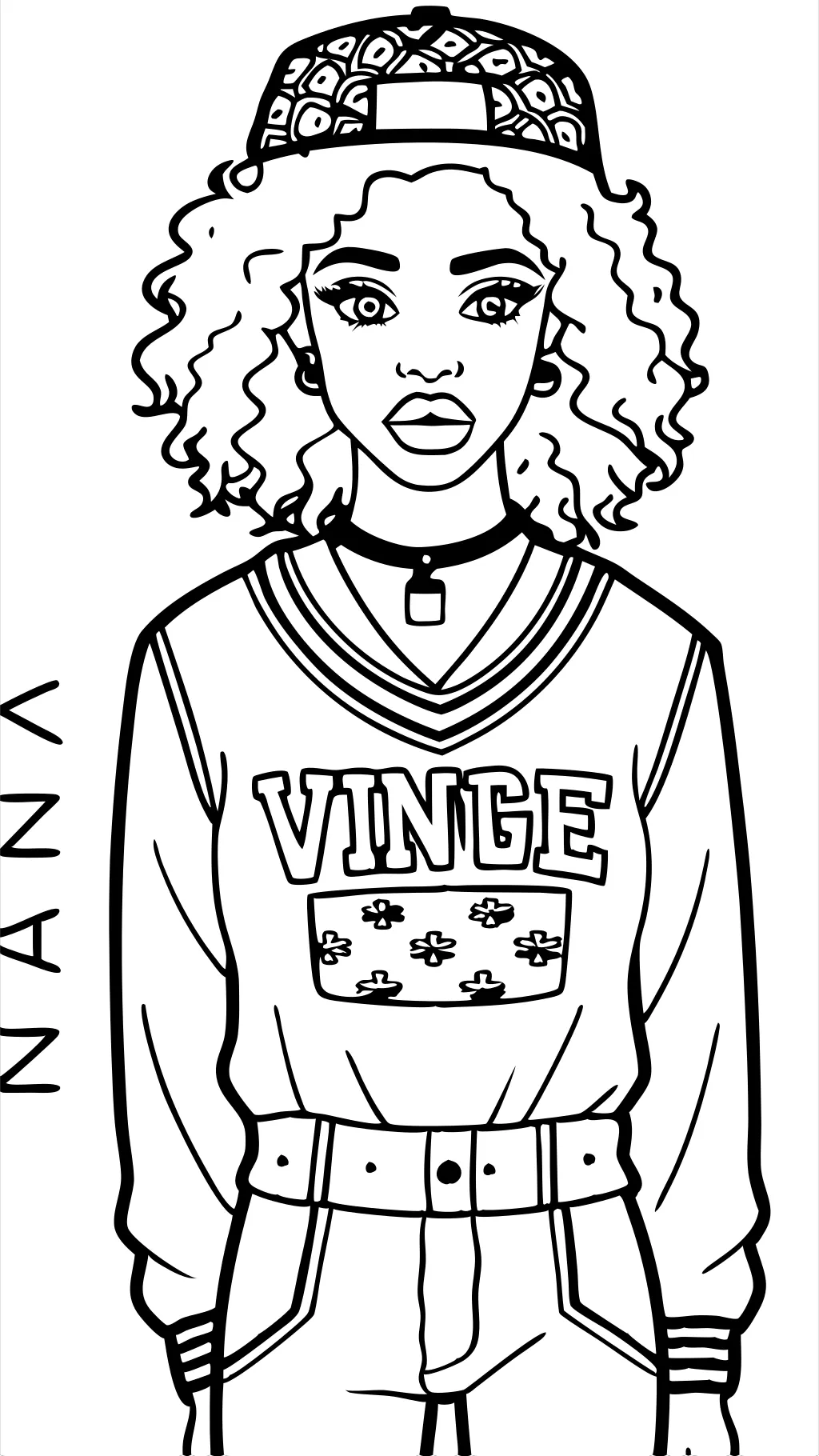 coloring pages fashion